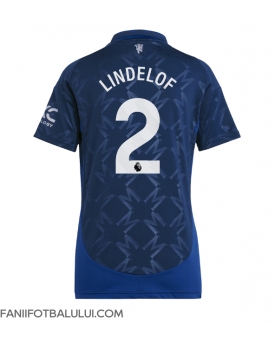 Manchester United Victor Lindelof #2 Tricou Fotbal Replică 2024-25 Femei Deplasare